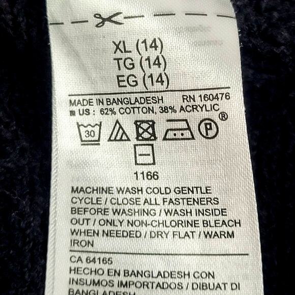 Old‎ Navy Black Sweater Girl's Size XL (14) - Picture 4 of 6